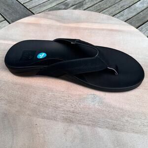 Reef Cushion Spring C13638 Mens Flip Flop Sandals Black Thong Slip On Shoes New